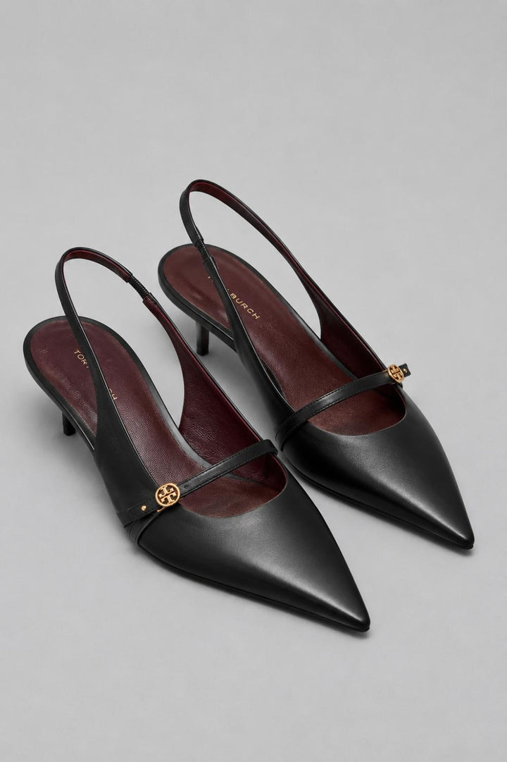 Women’s Double T Buckle Mary Jane Pumps - Perfect Black - 9 - Mary Jane