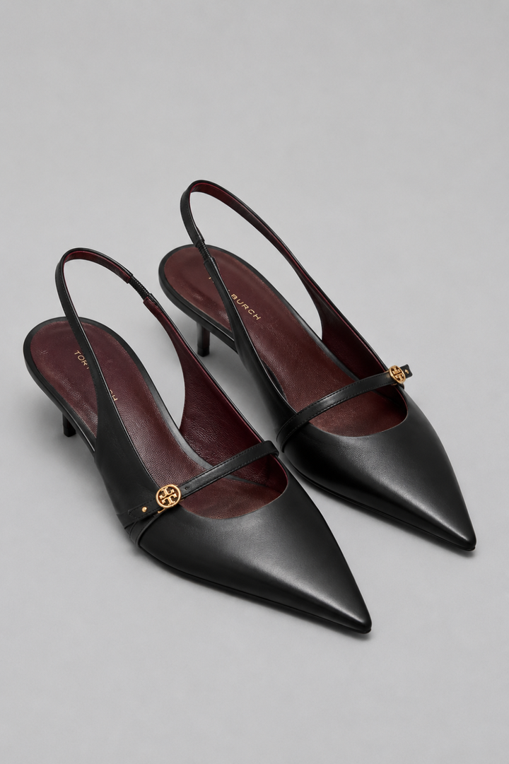 Women’s Double T Buckle Mary Jane Pumps - Perfect Black - 9 - Mary Jane