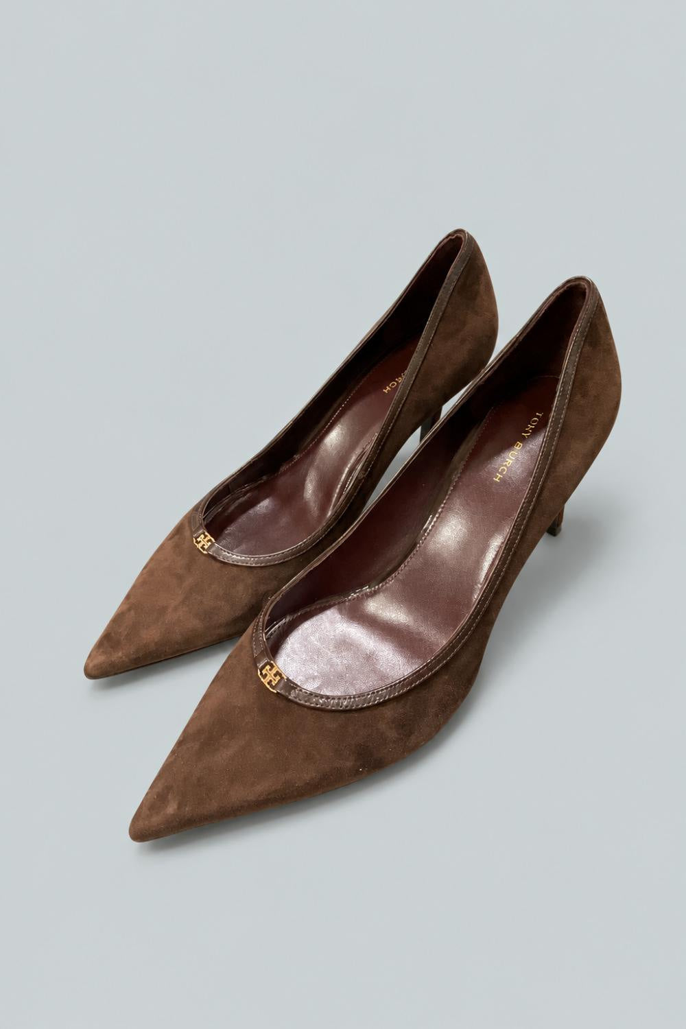 Women’s Double T Buckle Pumps - Dark Cocoa - 8.5 - Heels