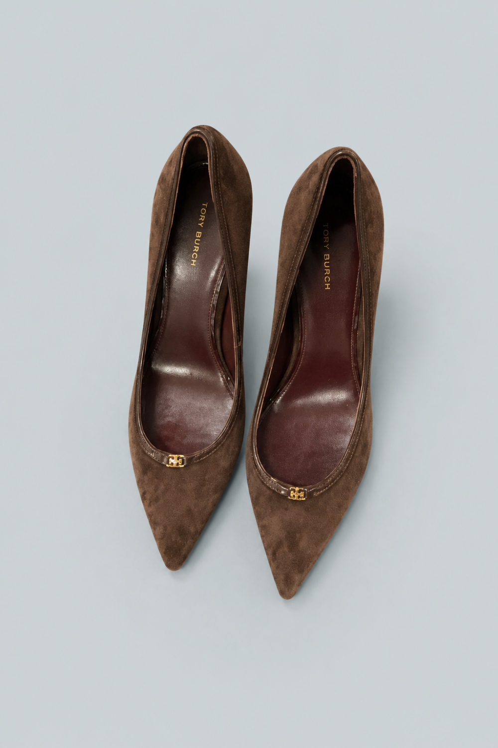 Women’s Double T Buckle Pumps - Dark Cocoa - 8.5 - Heels