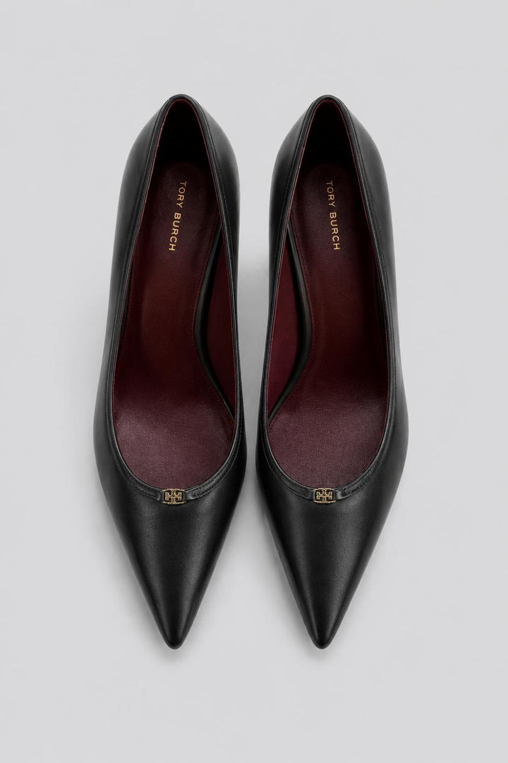 Women’s Double T Kitten Heel Pumps - Perfect Black - 9.5 - Heels