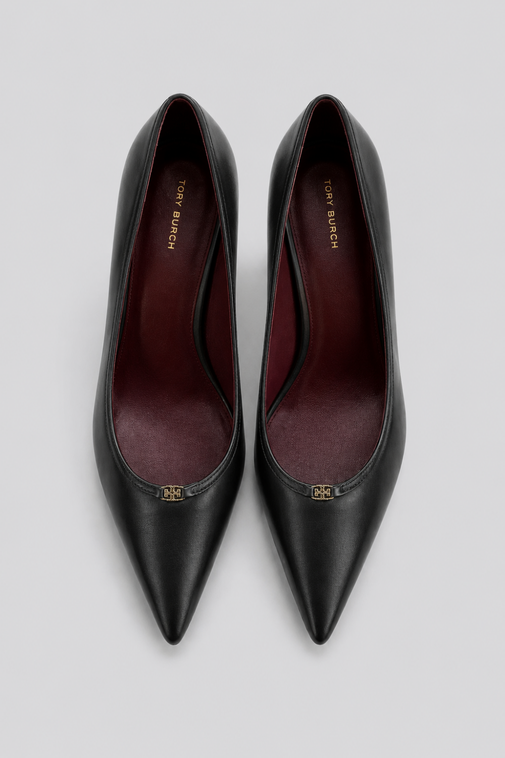 Women’s Double T Kitten Heel Pumps - Perfect Black - 9.5 - Heels