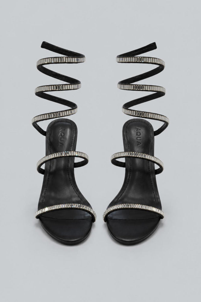 Women’s Dyon Wrapping Sandals - Black - Sandal