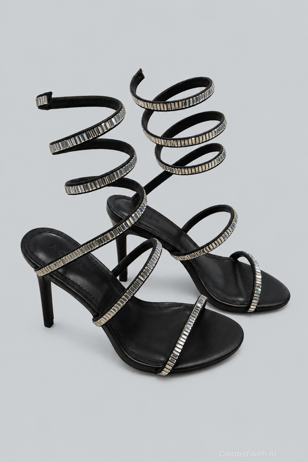 Women’s Dyon Wrapping Sandals - Black - Sandal