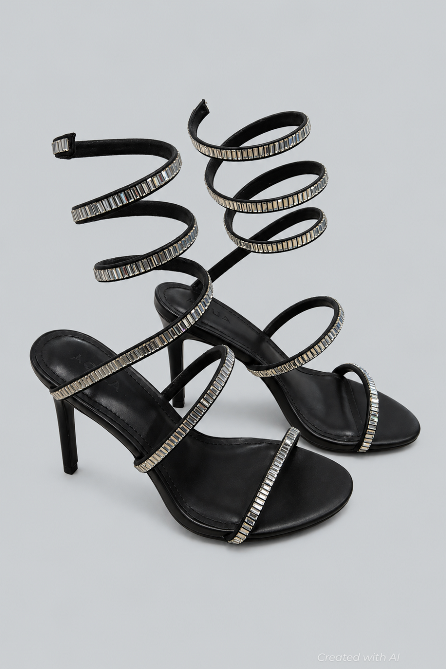 Women’s Dyon Wrapping Sandals - Black - Sandal