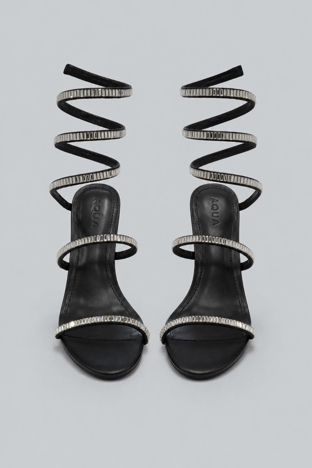 Women’s Dyon Wrapping Sandals - Black - Sandal