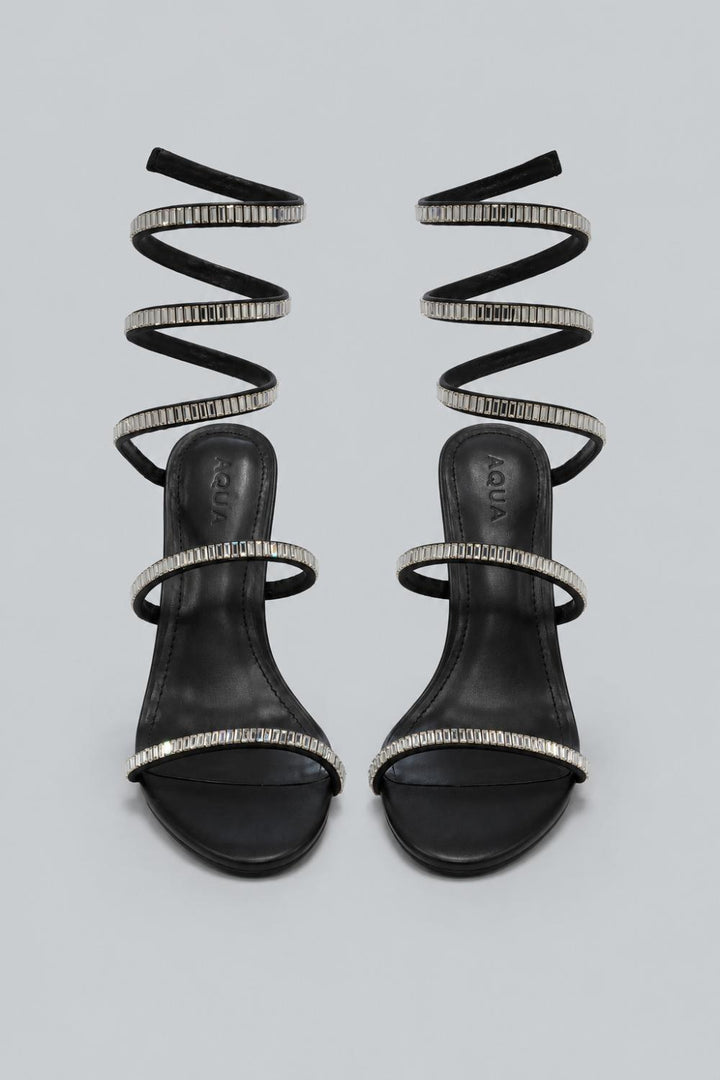 Women’s Dyon Wrapping Sandals - Black - Sandal