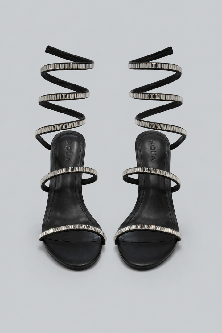 Women’s Dyon Wrapping Sandals - Black - Sandal