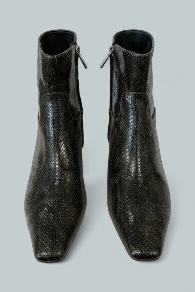 Women’s Easy Does It Boots - Military Snake Print - Boots