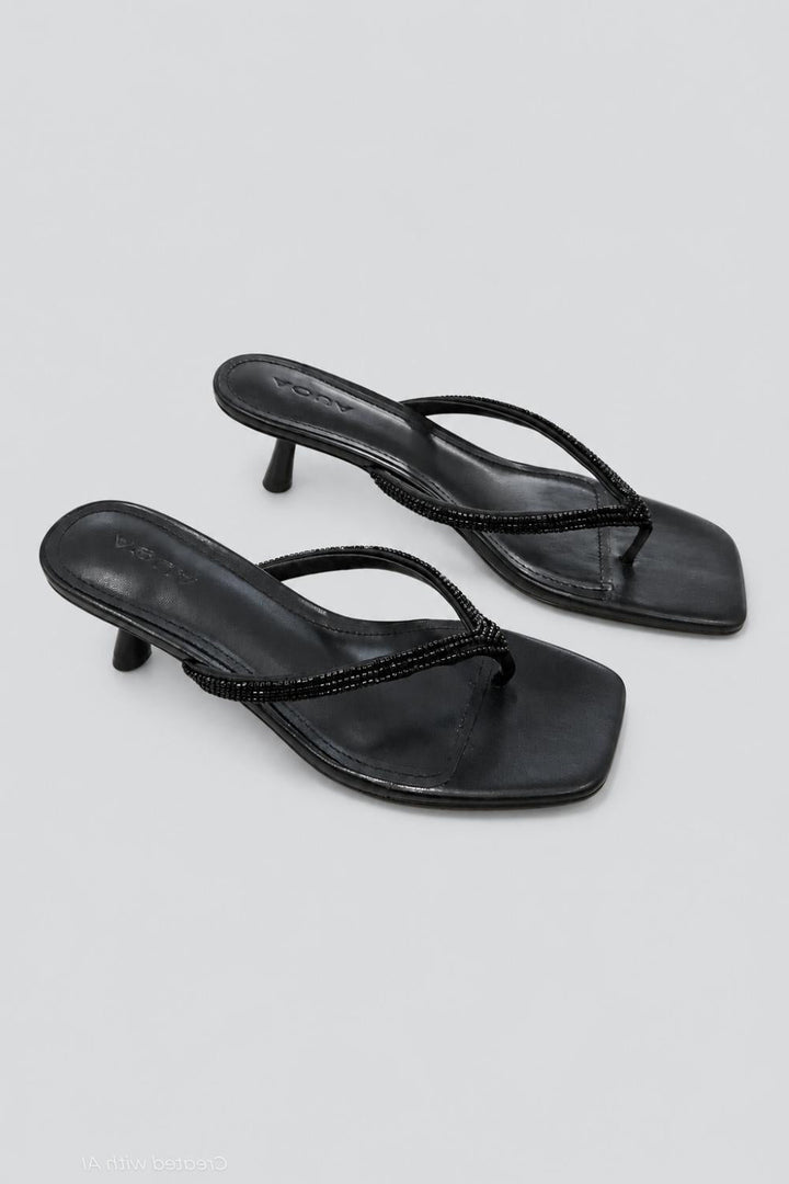 Women’s Ebony Thong Sandals Exclusive - Black - Sandal