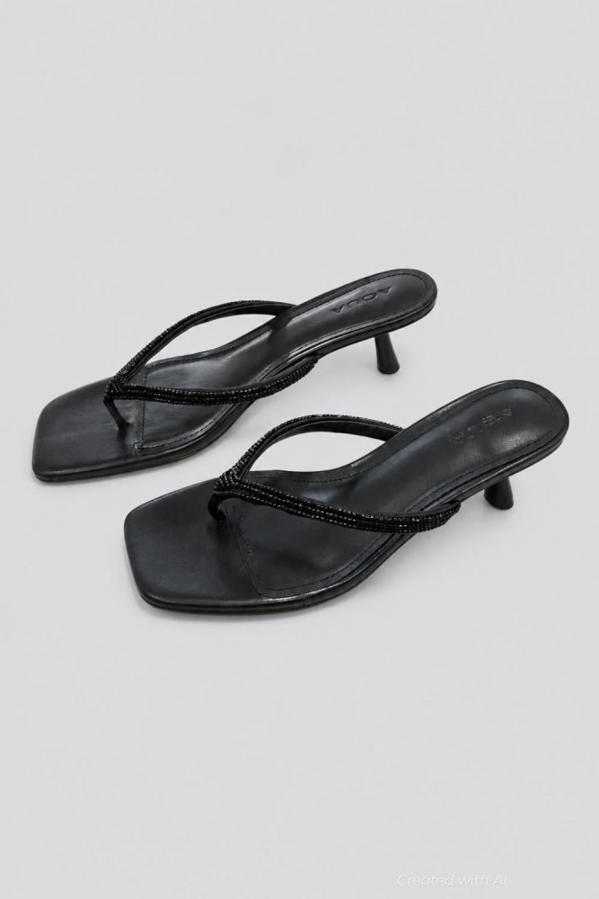 Women’s Ebony Thong Sandals Exclusive - Black - Sandal