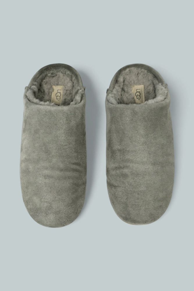 Women’s Elea Slip-On Sheepskin Slippers - Moss Green - 8 - Slip-On