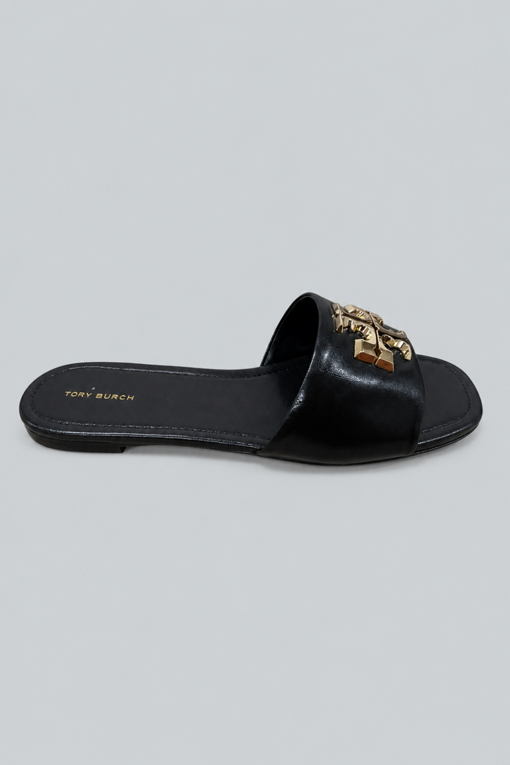 Women’s Eleanor Slide - Perfect Black/Gold - 8.5 - Sandal