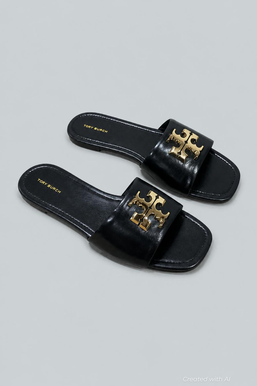 Women’s Eleanor Slide - Perfect Black/Gold - 8.5 - Sandal