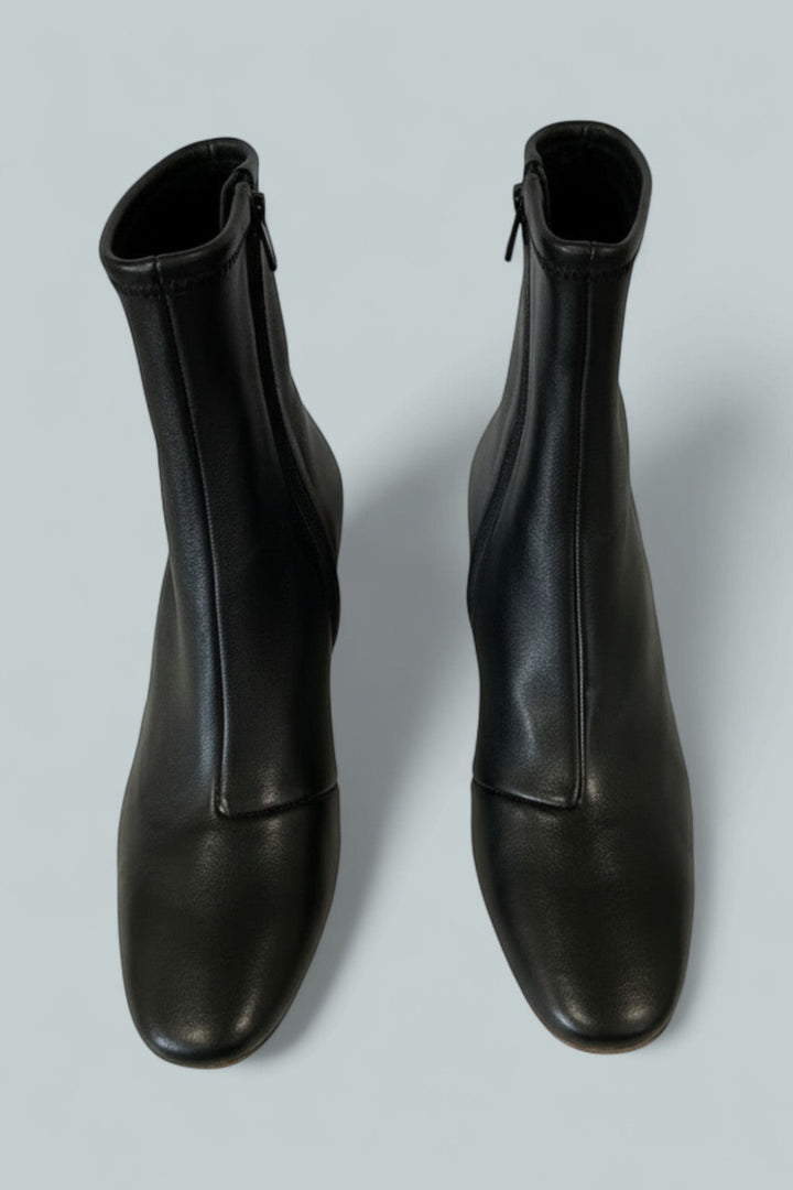 Women’s Elise Block Heel Booties - Black - 7 - Boot
