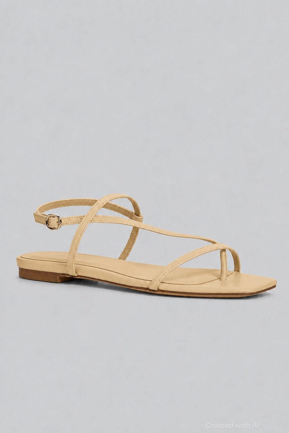 Women’s Ella Slingback Thong Sandals - Creamy - 10 US - Slingback