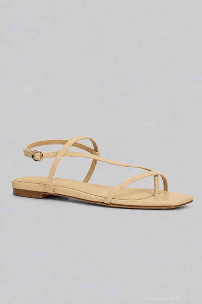 Women’s Ella Slingback Thong Sandals - Creamy - 10 US - Slingback
