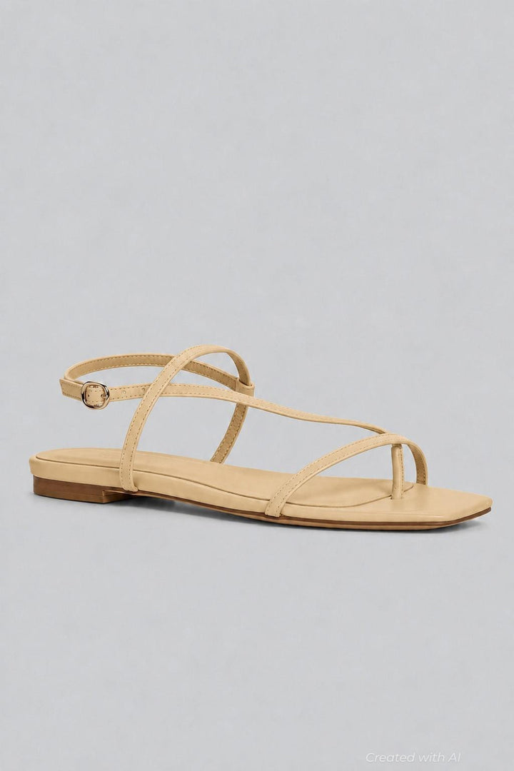 Women’s Ella Slingback Thong Sandals - Creamy - Slingback