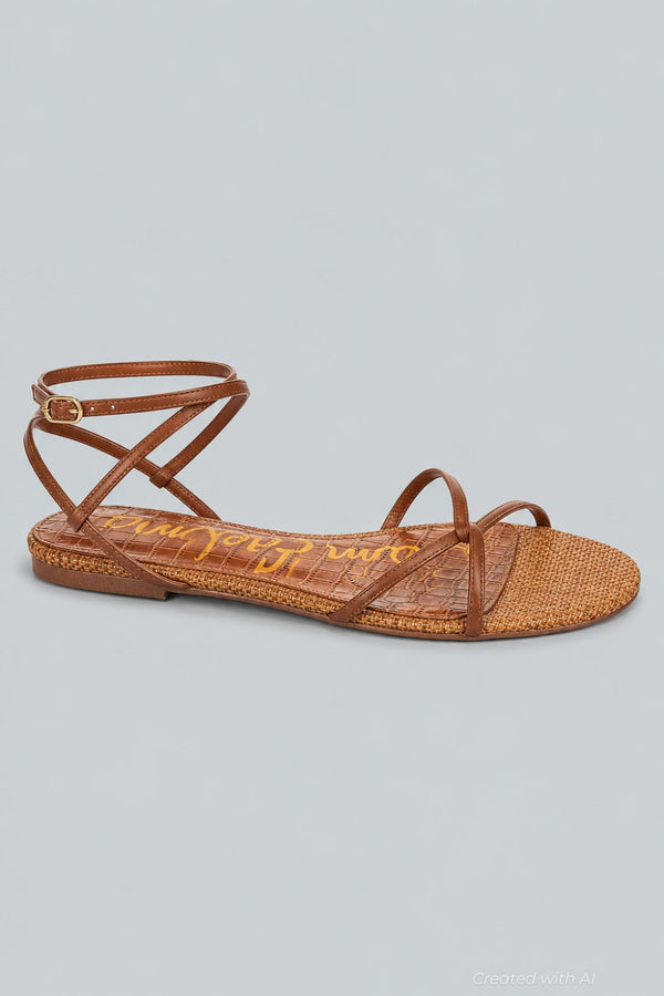 Women’s Ellina Strappy Sandals - Rich Cognac - Sandals