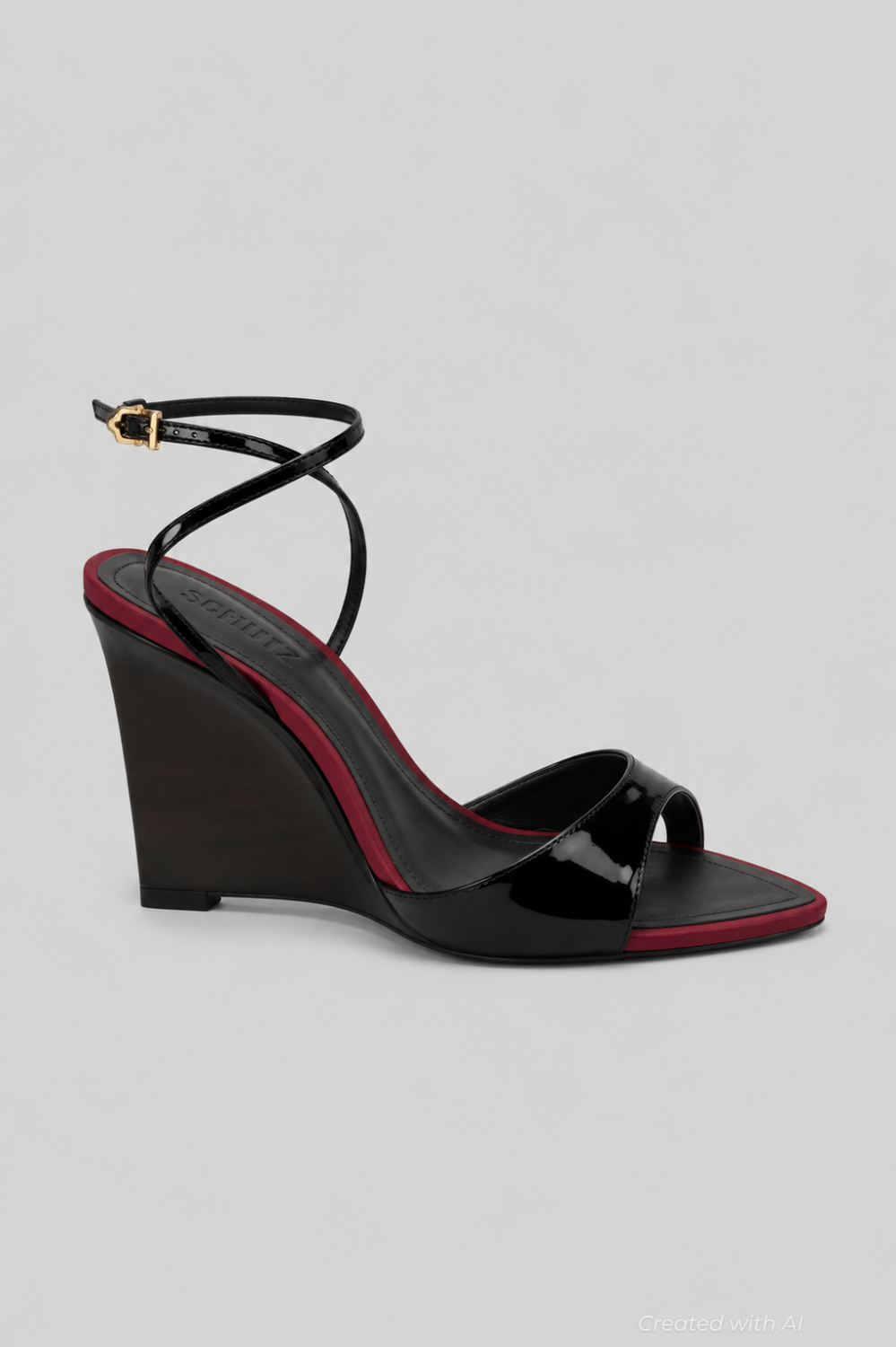 Women’s Elodie Wedge Sandals - Black - 9 - Sandal