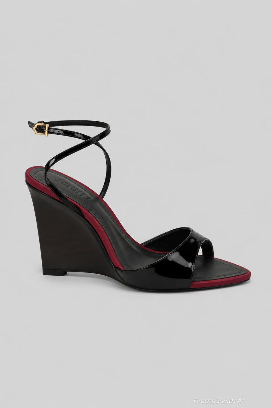 Women’s Elodie Wedge Sandals - Black - 9 - Sandal