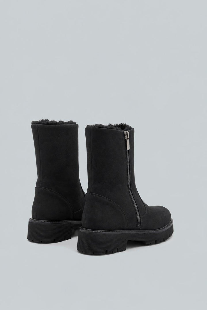 Women’s Eloise Boots - Black Nubuck - 6 - Boots