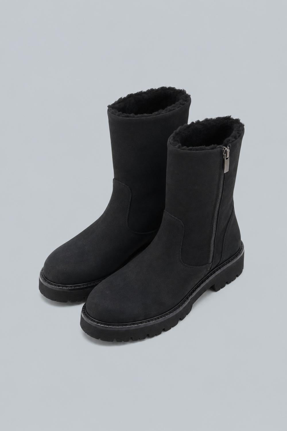 Women’s Eloise Boots - Black Nubuck - 6 - Boots