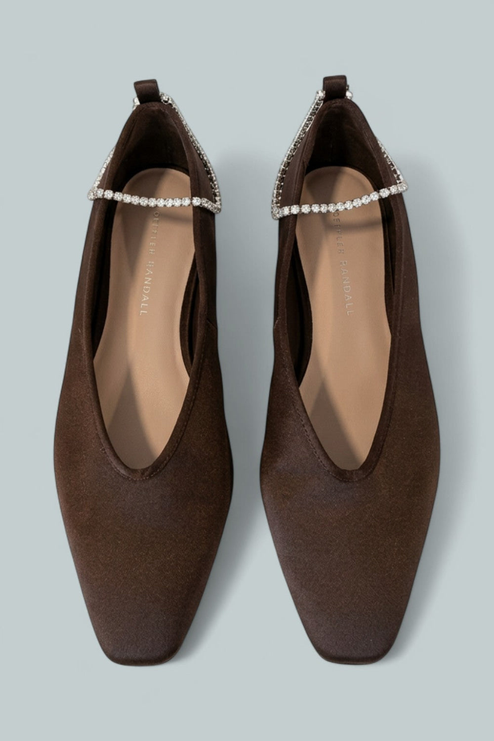 Women’s Emery Embellished Ballet Flats - Dark Brown - Flats