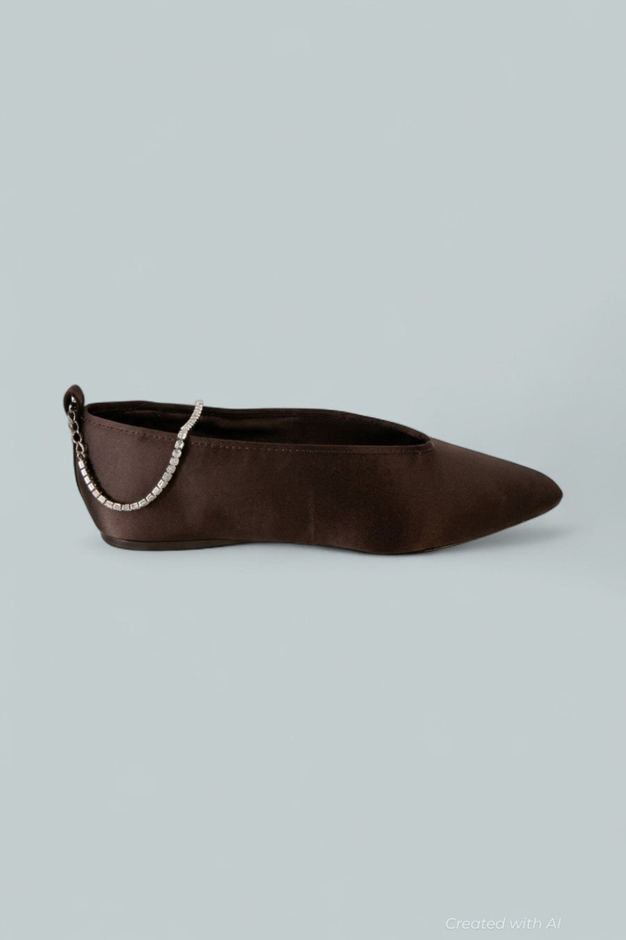 Women’s Emery Embellished Ballet Flats - Dark Brown - Flats