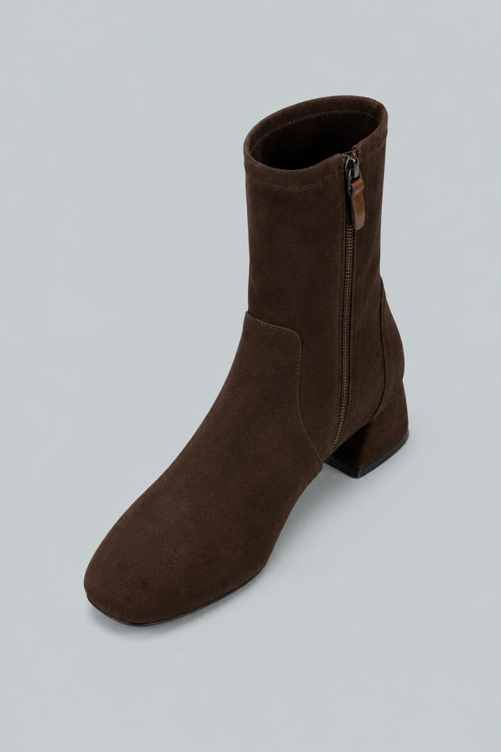 Women’s Emily Bootie - Chocolate Suede - 10 - Bootie