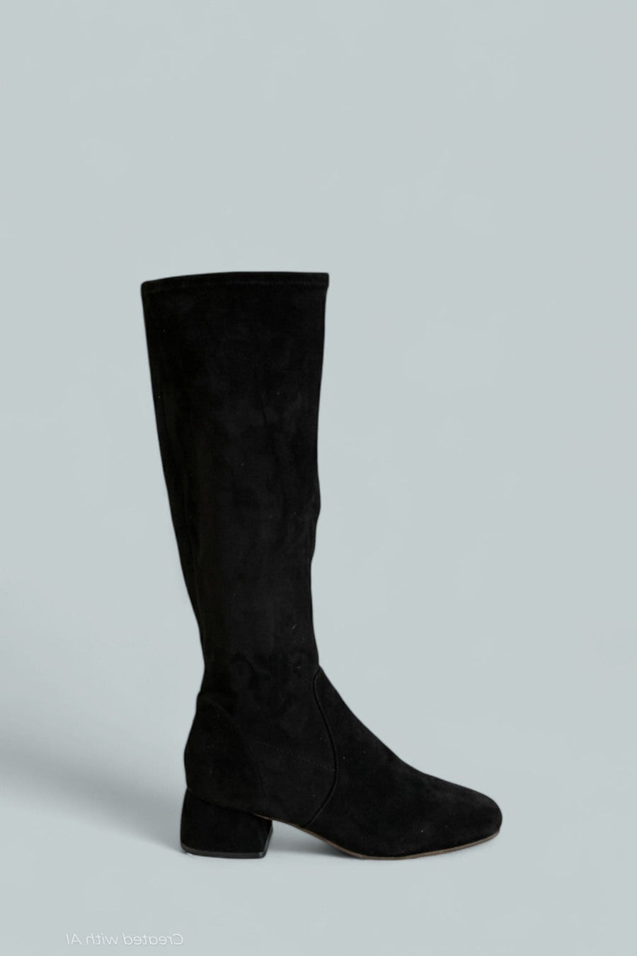 Women’s Emily Stretch Boots - Black Suede - Boots