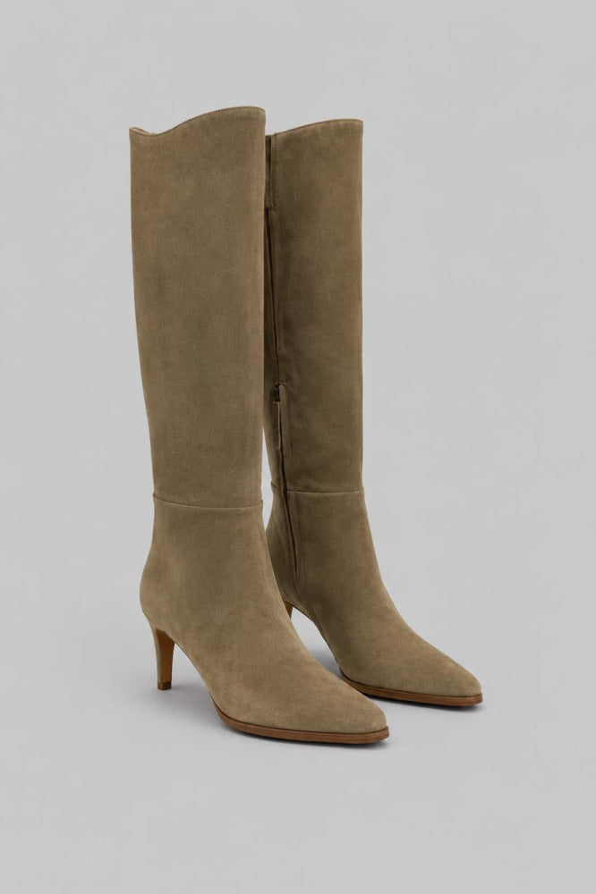Women’s Emmi Boots - Olive Suede - 9 - Boots