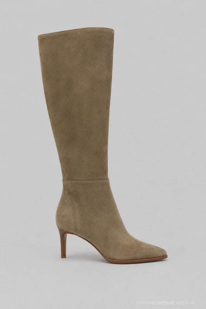 Women’s Emmi Boots - Olive Suede - 9 - Boots