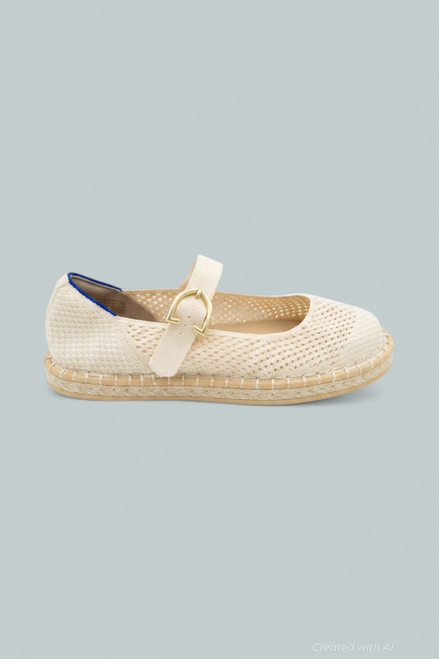 Women’s Espadrille Mary Jane Flats - Jasmine - Mary Jane