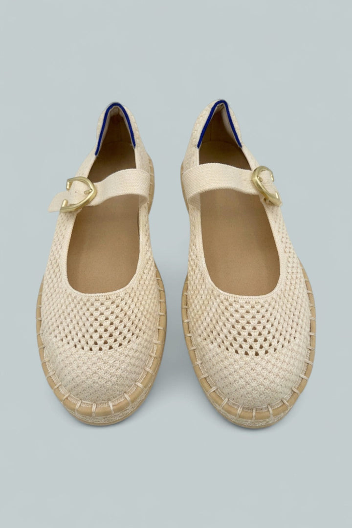 Women’s Espadrille Mary Jane Flats - Jasmine - Mary Jane