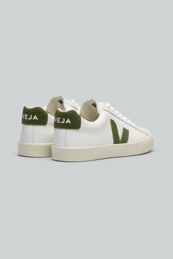 Women’s Esplar Leather Sneakers - White/Kiwi - 6 US / 37 EU - Sneaker
