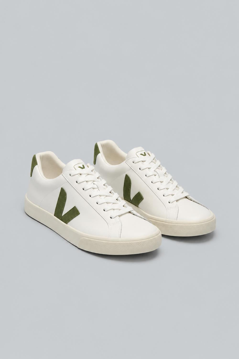 Women’s Esplar Leather Sneakers - White/Kiwi - 6 US / 37 EU - Sneaker