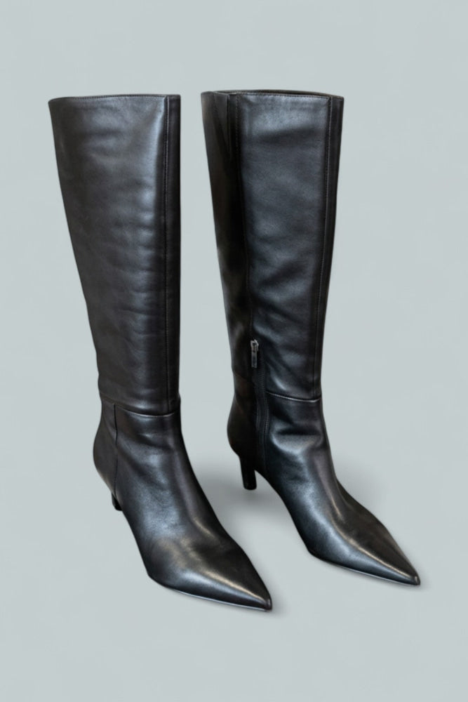 Women’s Eva Boots - Black Leather - Boots