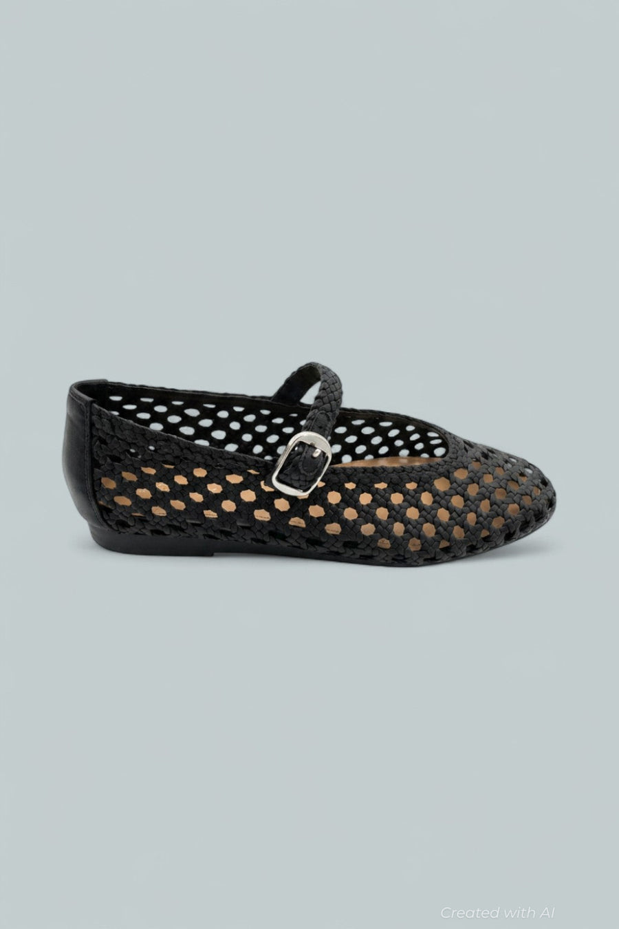 Women’s Evonna Flats - Black 001 Leather - Mary Jane