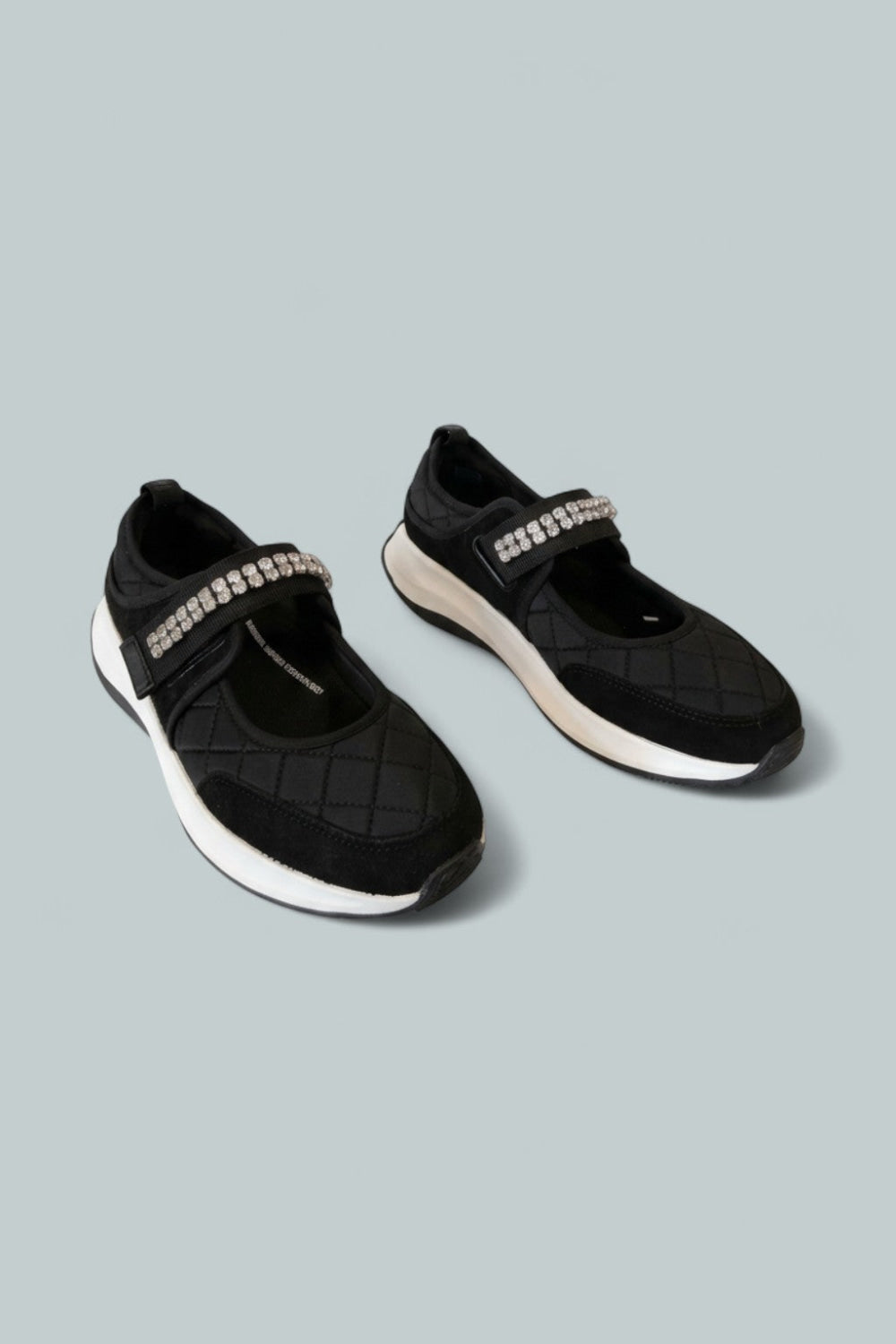 Women’s F-Mode Flow Embellished Mary Jane Sneakers - Black - Mary Jane