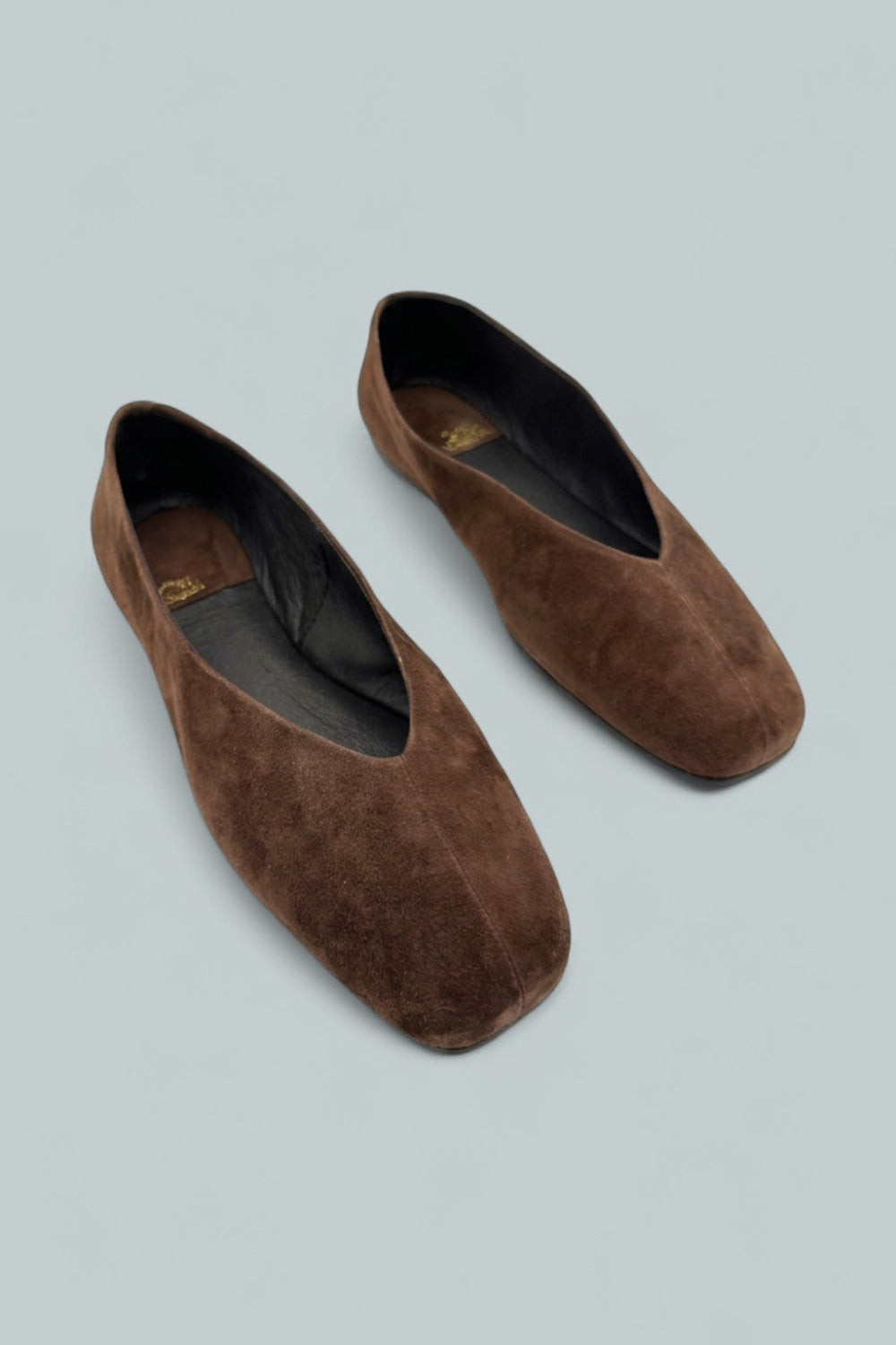 Women’s Fathom Square Toe Ballet Flats - Brnsuede - Flates