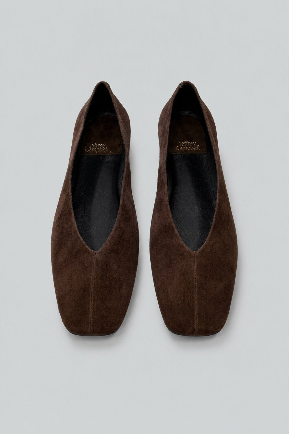 Women’s Fathom Square Toe Ballet Flats - Brown Suede - 8.5 - Flats