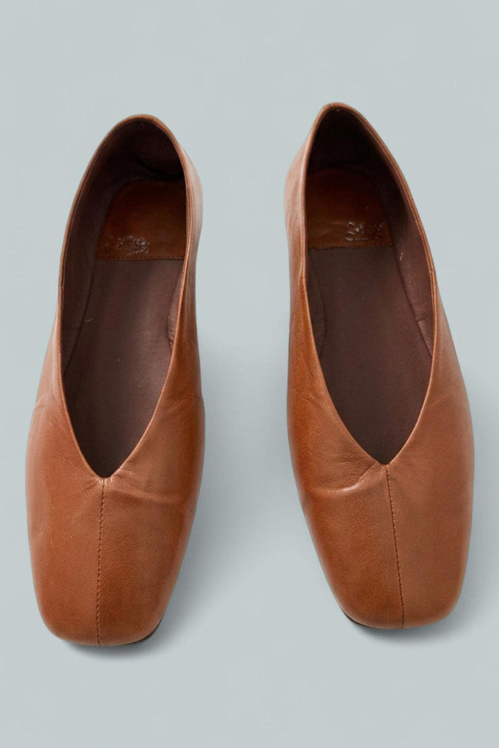 Women’s Fathom Square Toe Ballet Flats - Tan - Flats