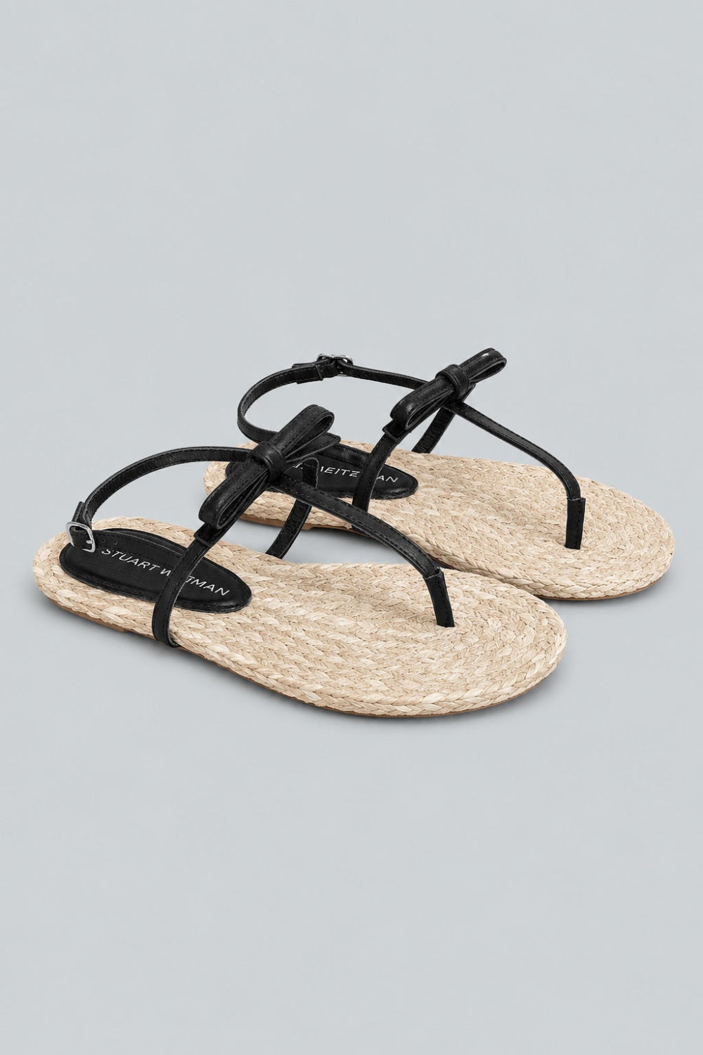 Women’s Felicity Espadrille Sandals - Black/Natural - 8.5 - Sandals