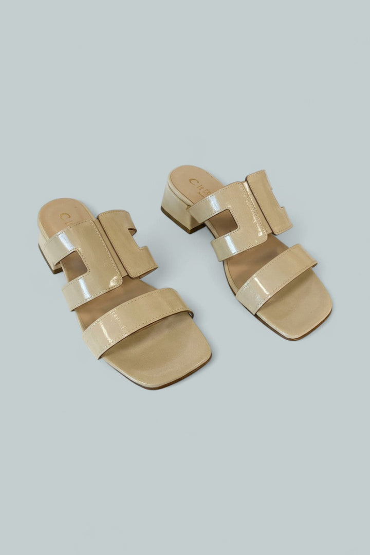 Women’s Fifi Leather Sandals - Beige - 7 - Sandal