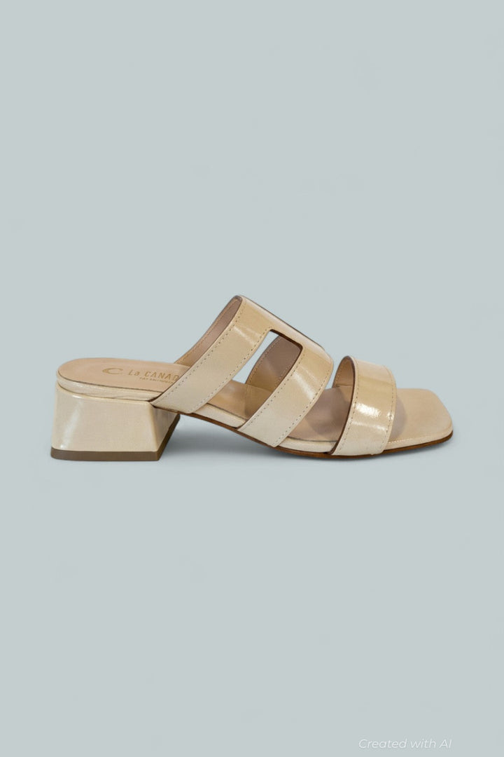 Women’s Fifi Leather Sandals - Beige - 7 - Sandal