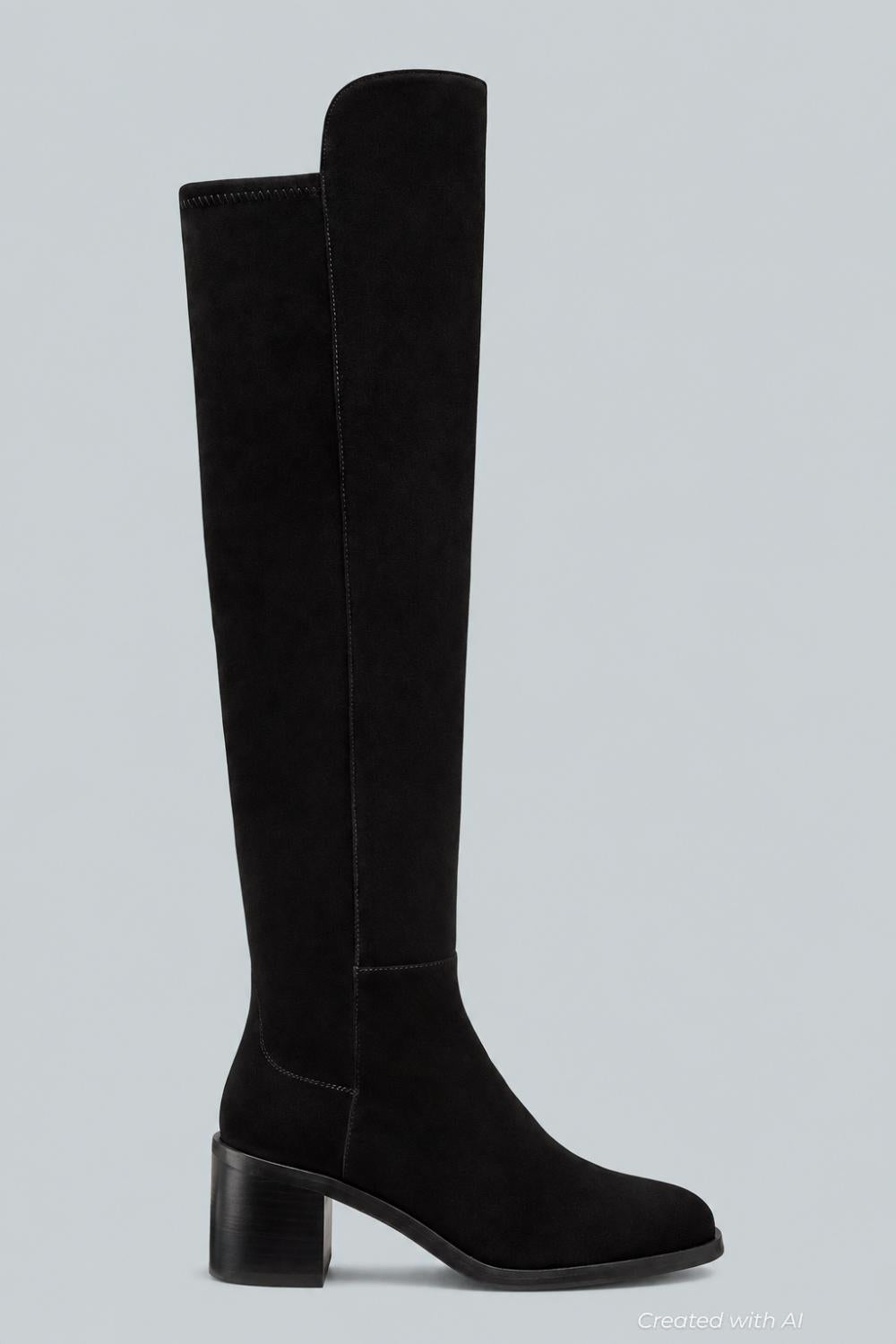 Women’s Finn 50/50 Boots - Black Suede - 7.5 - Boots