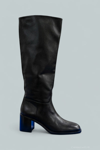 Women’s Finn Boots - Black Leather - Boots