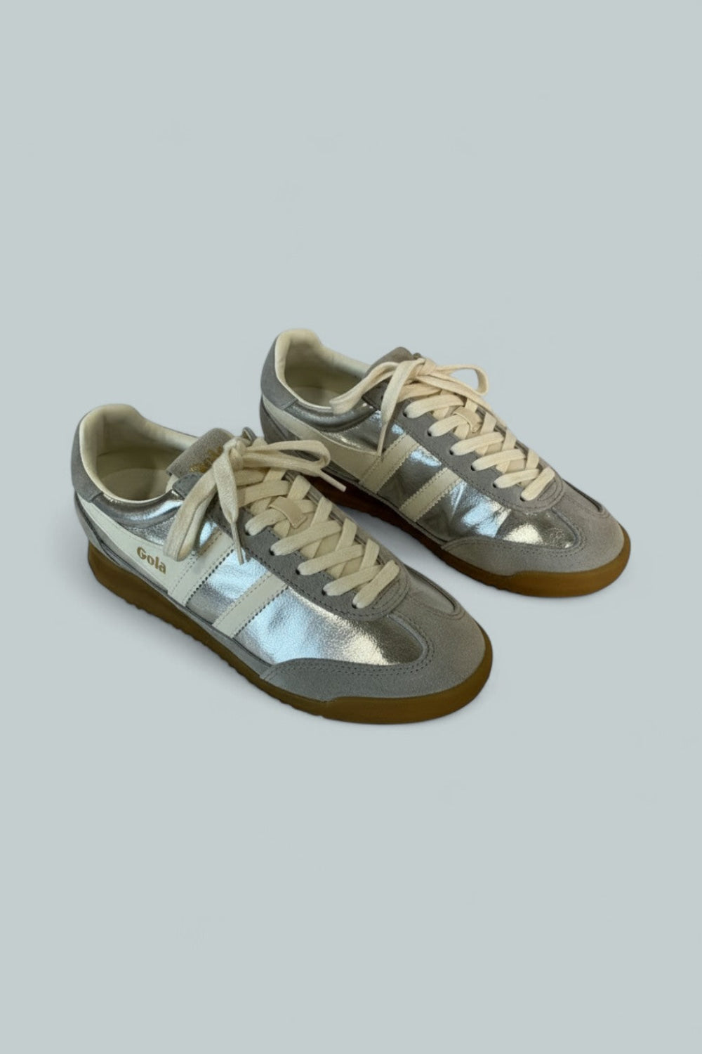 Women’s Firefly Metallic Sneakers - Silver/Off White - 7 - Sneaker