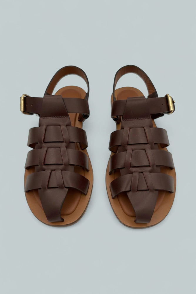 Women’s Fisherman Sandals - Chocolate - Sandal